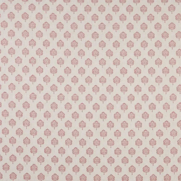red botanical woven fabric from iLiv