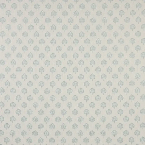 Segoa Fabric - Glacier by blue botanical woven fabric from iLiv