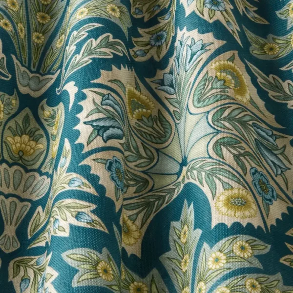 Murano Fabric - Teal by Murano Fabric - Teal from