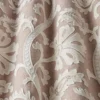 brown botanical fabric with weave