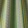 green striped fabric with weave