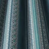 blue striped fabric with weave