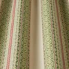 green striped fabric with weave