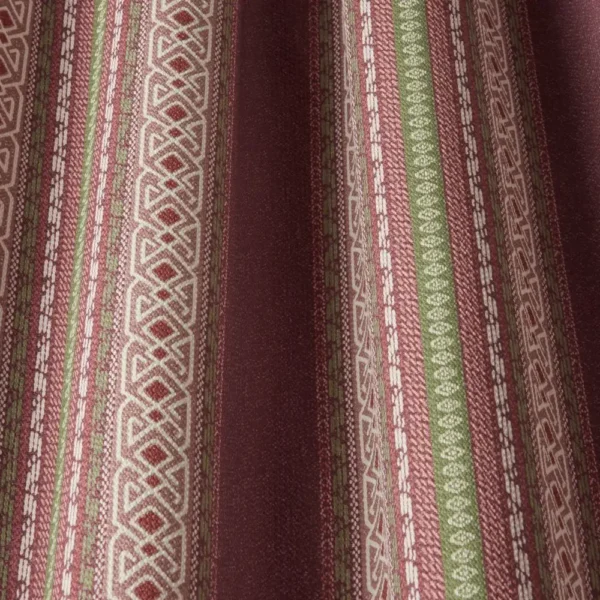 purple striped fabric with weave