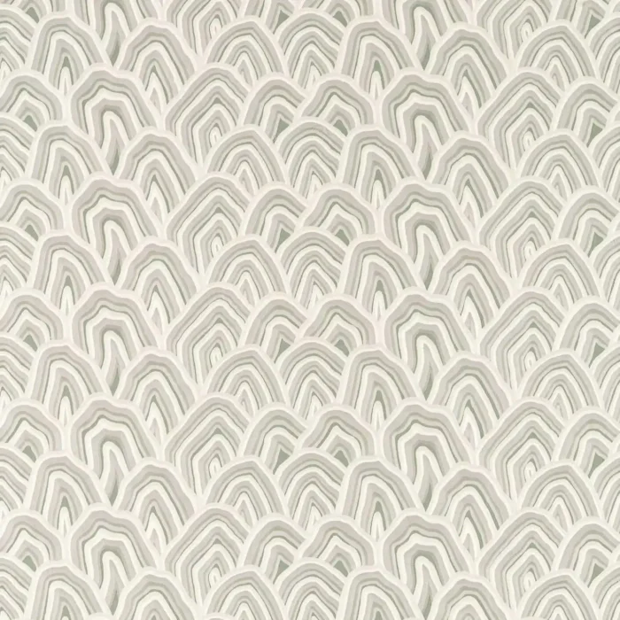 Kumo Fabric - Hempseed / Shiitake / Sketched swatch