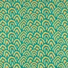 green botanical embroideried fabric from Harlequin