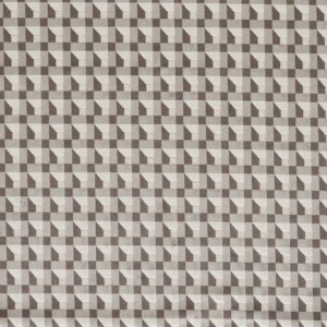 black-grey geometric woven fabric from Harlequin