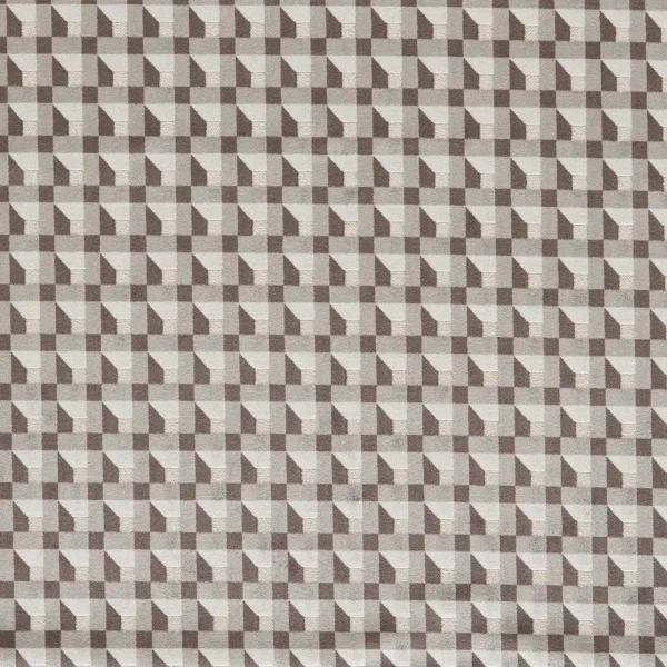 black-grey geometric woven fabric from Harlequin