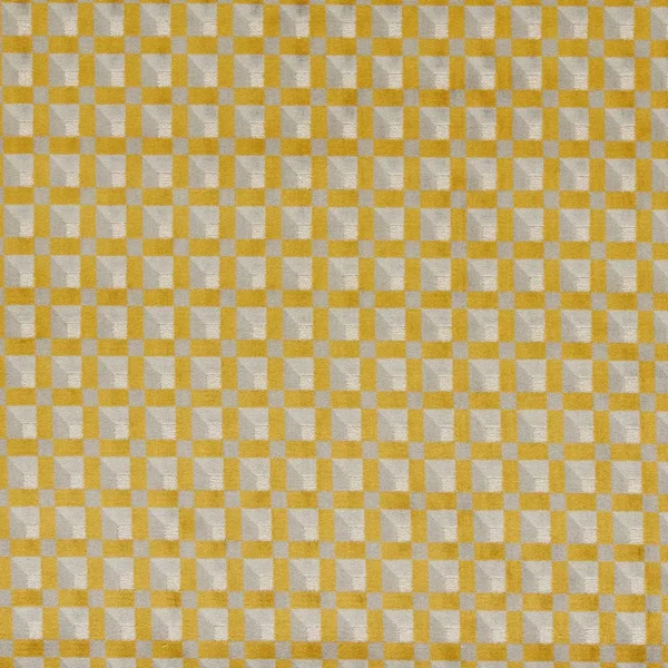 Blocks Fabric - Nectar / Sketched / Diffused Light by yellow geometric woven fabric from Harlequin