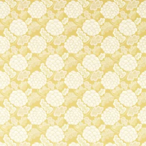 yellow botanical cotton fabric from Harlequin