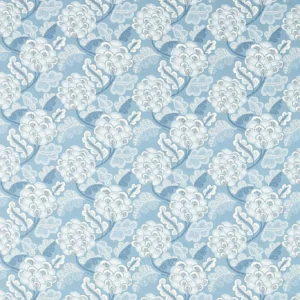 blue botanical cotton fabric from Harlequin