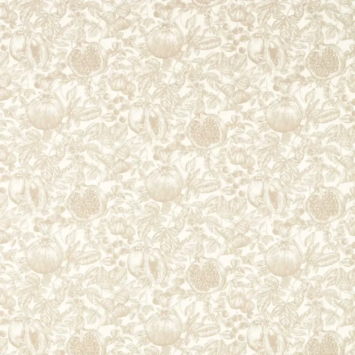 Melograno Fabric - Shiitake / Fig Blossom swatch