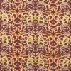 orange animal velvet-chenille fabric from Harlequin