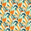 multicolour botanical velvet-chenille fabric from Harlequin