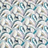 blue botanical cotton fabric from Harlequin