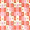 pink geometric cotton fabric from Harlequin