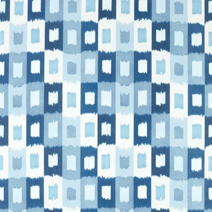 Shiruku Fabric - Wild Water / Azul / Exhale swatch