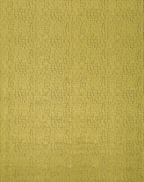 yellow geometric velvet-chenille fabric from Harlequin