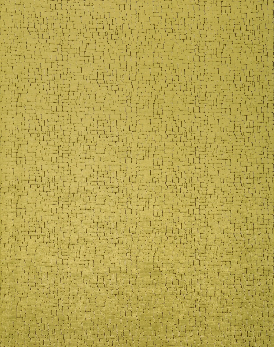 yellow geometric velvet-chenille fabric from Harlequin