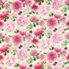 pink botanical cotton fabric from Harlequin
