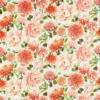red botanical cotton fabric from Harlequin