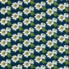 blue botanical cotton fabric from Harlequin