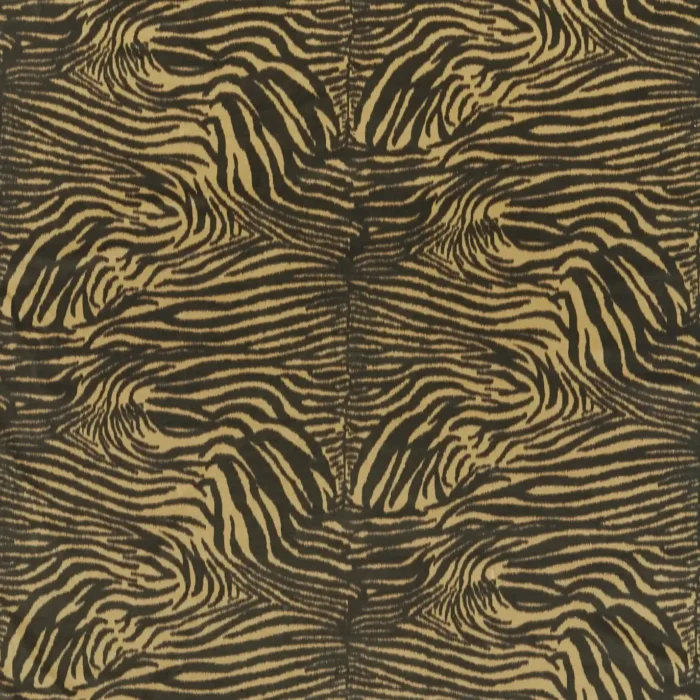 Equidae Fabric - Black Earth / Brass swatch