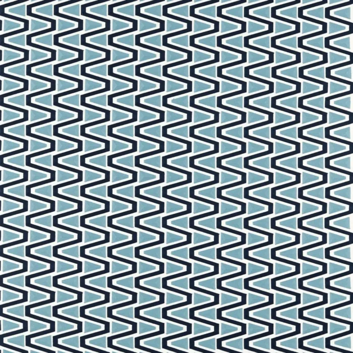 Perception Fabric - Japanese Ink / Sky / New Beginnings swatch