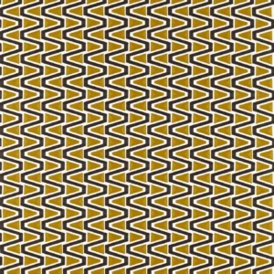 yellow geometric cotton fabric from Harlequin