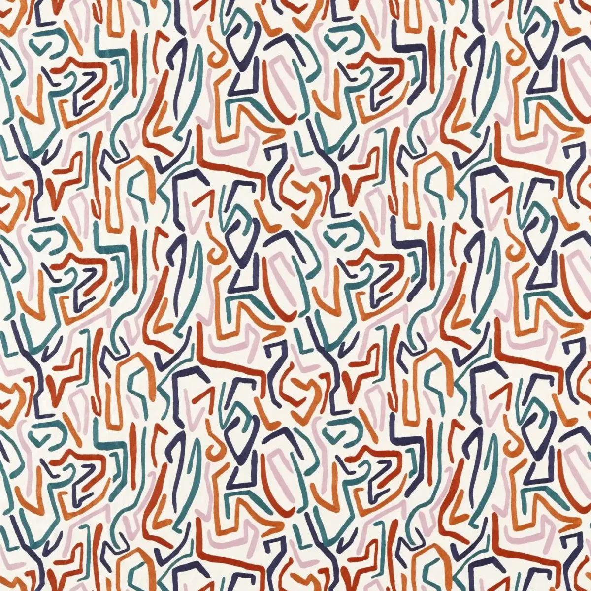 multicolour misc embroideried fabric from Harlequin