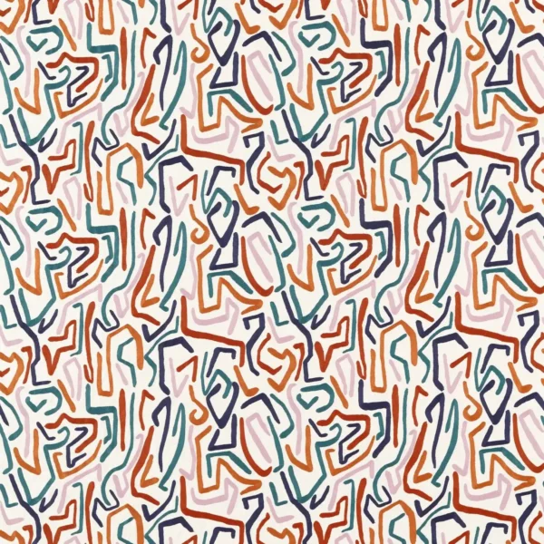 multicolour misc embroideried fabric from Harlequin