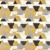 yellow geometric embroideried fabric from Harlequin