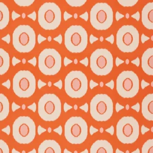 orange contemporary silk-satin fabric from Harlequin
