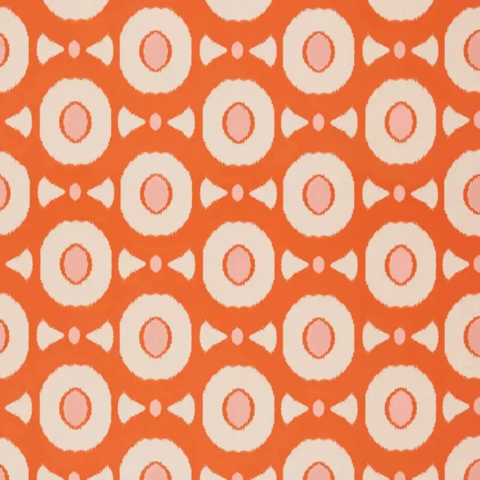 Zinnia Fabric - Clemetine / Peony swatch
