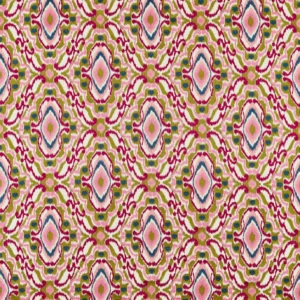 multicolour traditional embroideried fabric from Harlequin