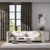 dark multi colour swiggle curtains