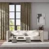 yellow zig zag curtains