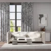 black swiggle curtains