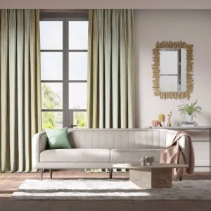 yellow stripe curtains