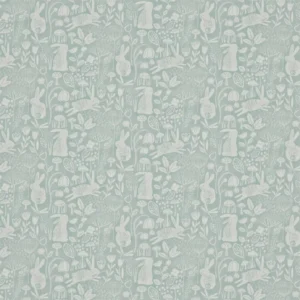 blue animal printed fabric from Harlequin