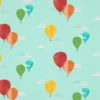 blue children's cotton fabric from Harlequin