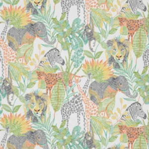 multicolour animal cotton fabric from Harlequin