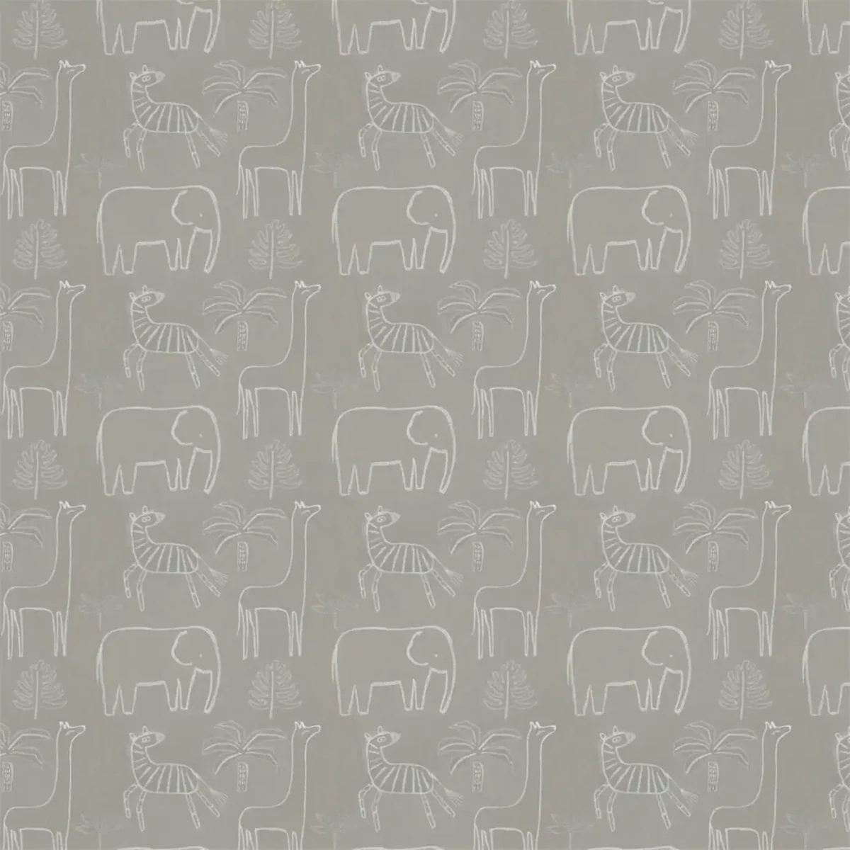 black-grey animal printed fabric from Harlequin