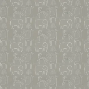black-grey animal printed fabric from Harlequin