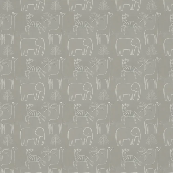 black-grey animal printed fabric from Harlequin