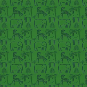 green animal printed fabric from Harlequin