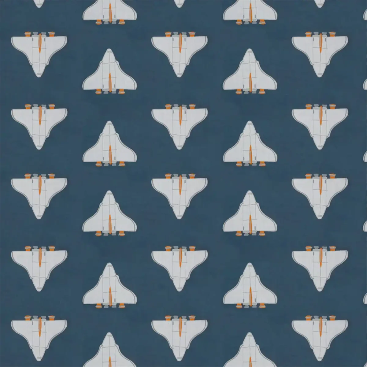 blue children's printed fabric from Harlequin