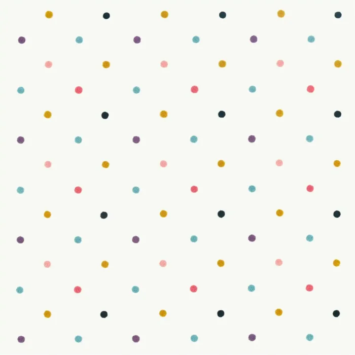 Bon Bon Fabric - Raspberry / Grape / Sunflower / Blueberry swatch