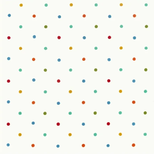 Bon Bon Fabric - Poppy / Marine / Aqua / Gecko by multicolour children's misc fabric from Harlequin