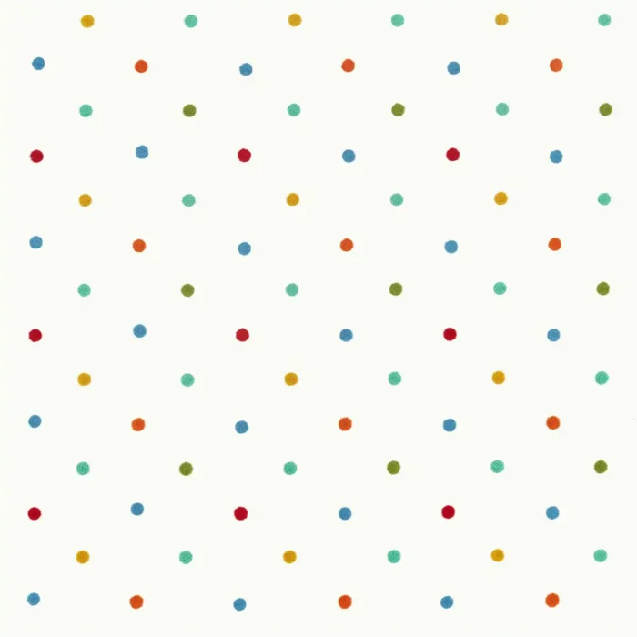 Bon Bon Fabric - Poppy / Marine / Aqua / Gecko swatch